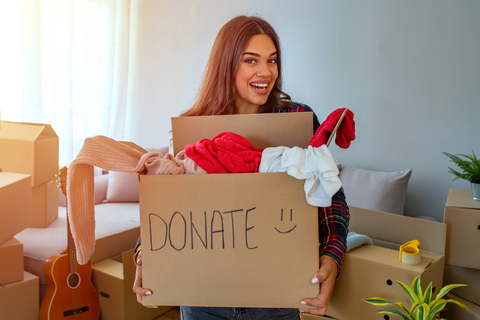 donate old clothes to folks in need
