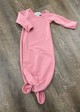 Baby Gown- Tie- Newborn