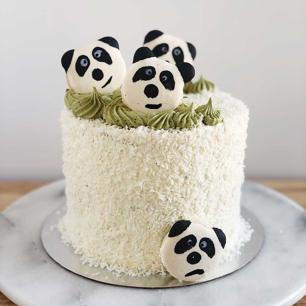 Panda Macaron Cake Recipe - Anges de Sucre