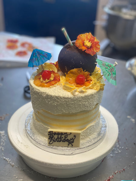 Pina Colada Quarantine Cake