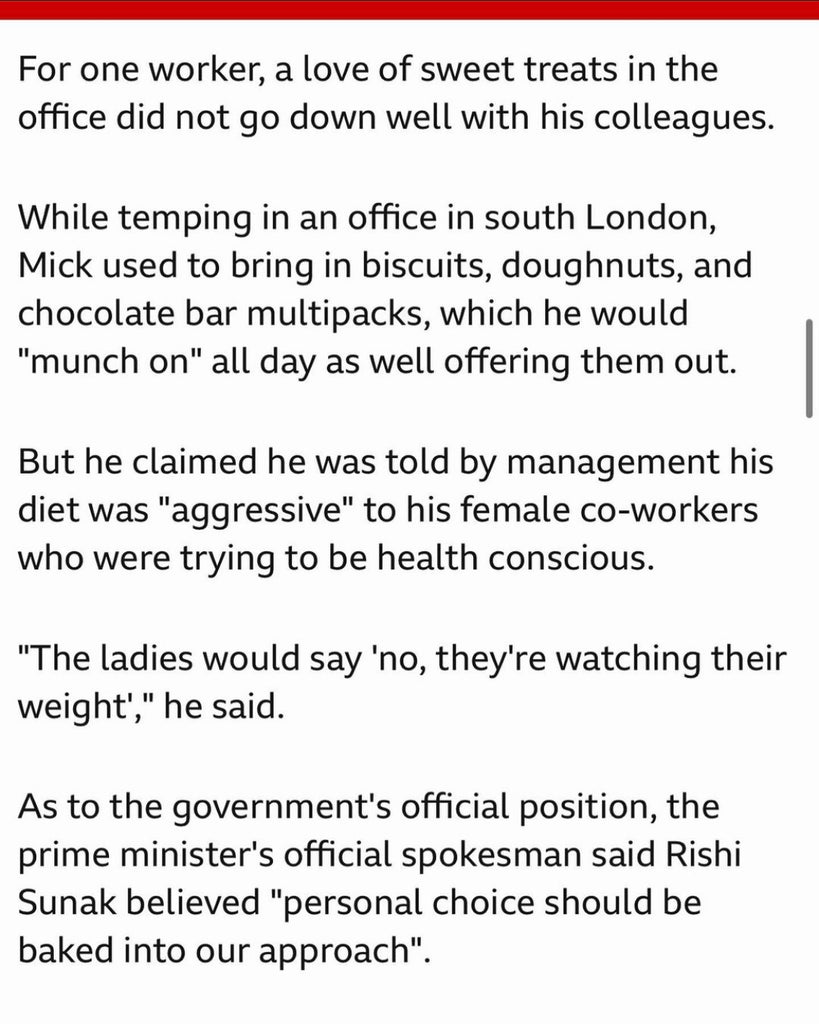 BBC Article on Office Cake Culture - aggressive