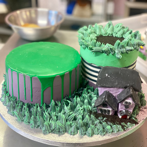 Beetlejuice Halloween Cake Decorating