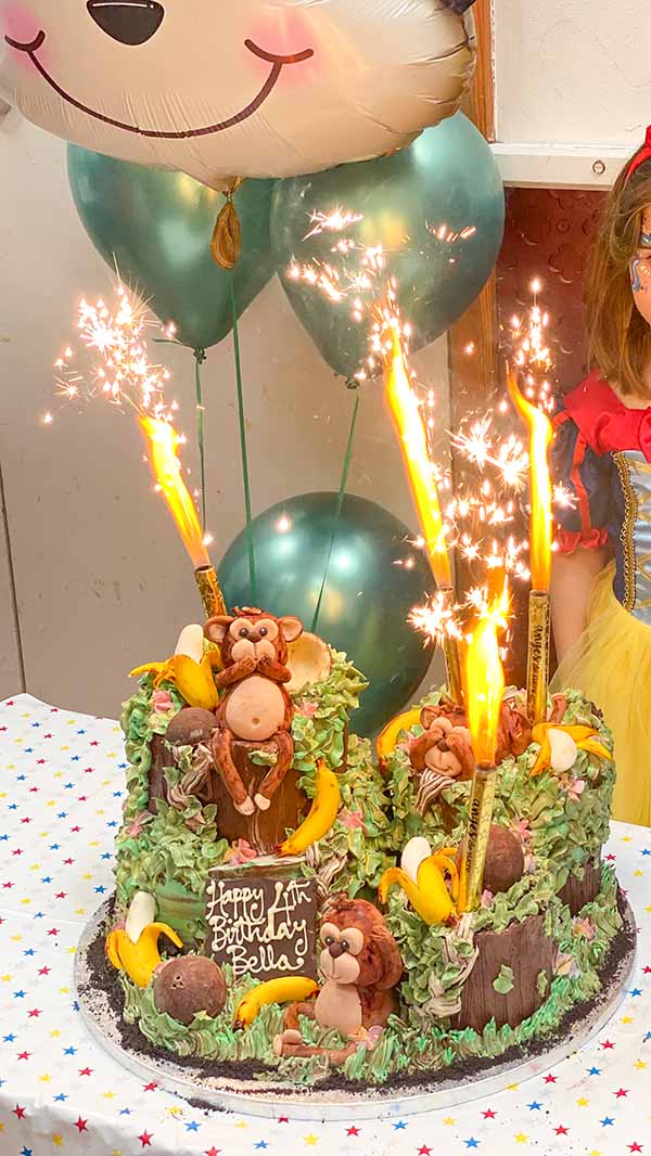 Bespoke Monkey Birthday Cake London