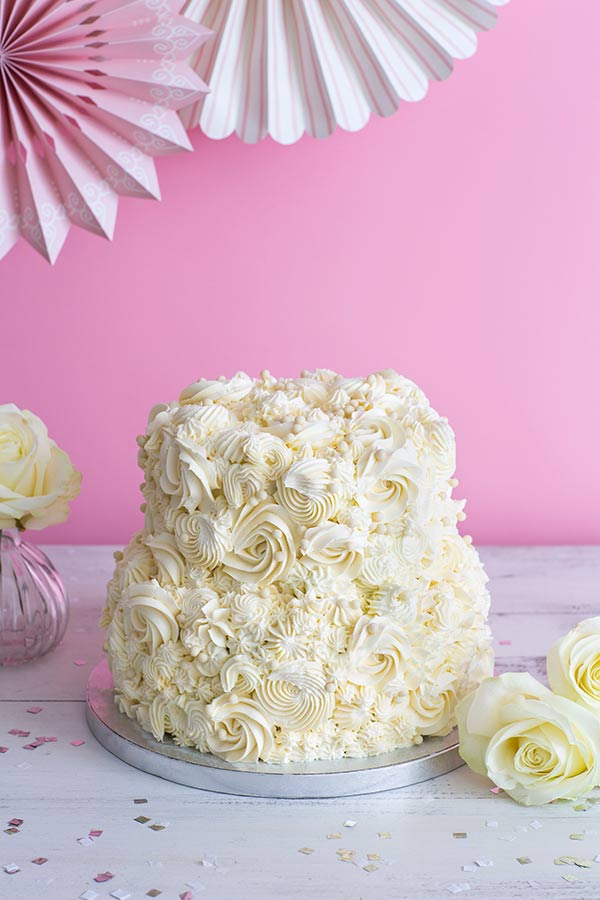 Buttercream Wedding Cake London Surrey