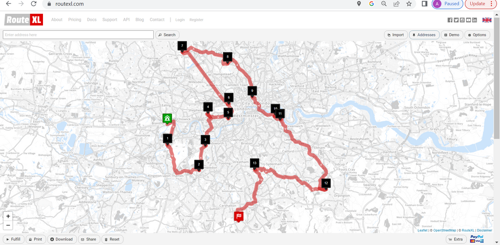 Cake Delivery Route Optimiser