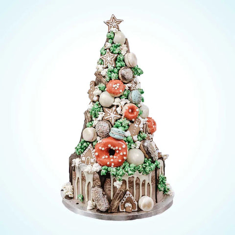 Christmas Croquembouche Cake