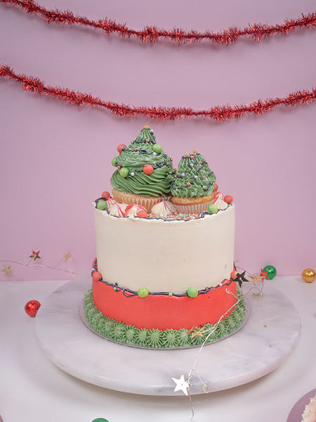 Christmas Tree Cake