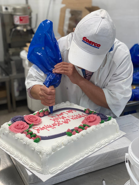 Costco sheet cake decorating