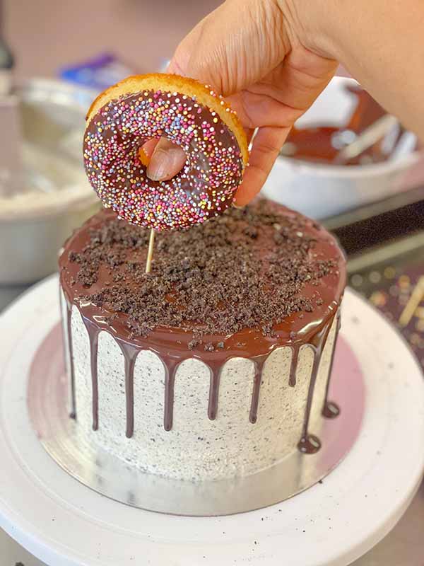 Donut-Shaped Truffle Cake- MyFlowerTree