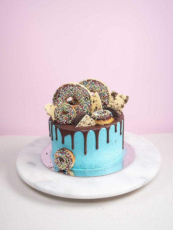 Doughnut Cookie Monster Cake