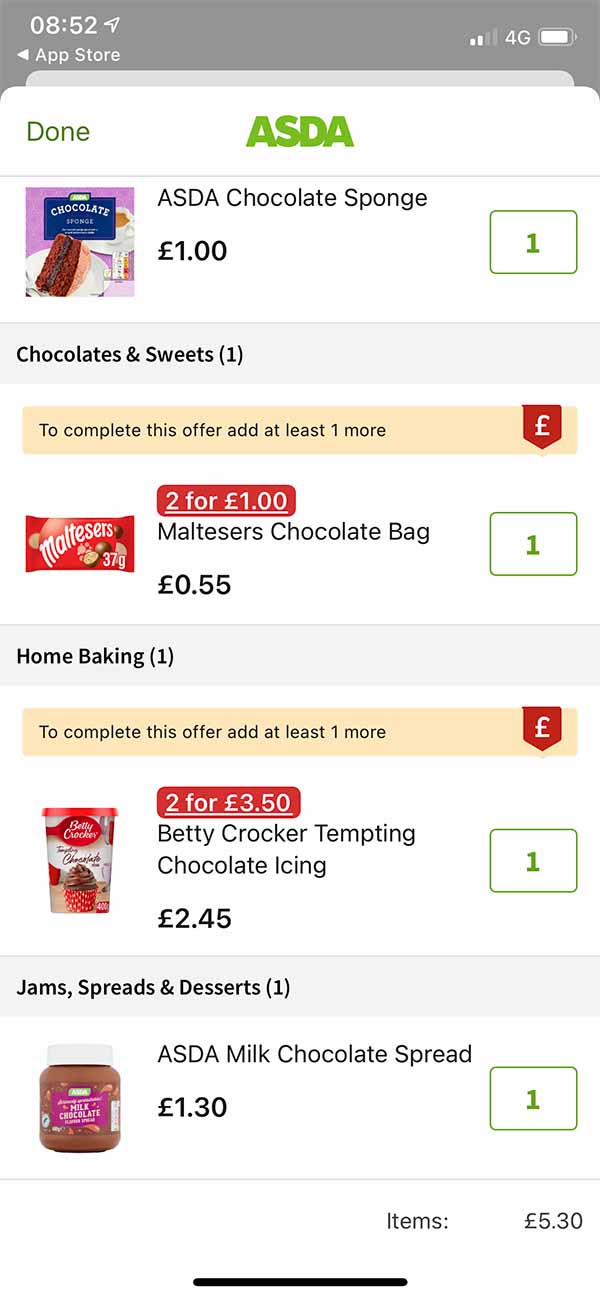 Fake Bake - Chocolate Malteser Cake Asda Ingredients