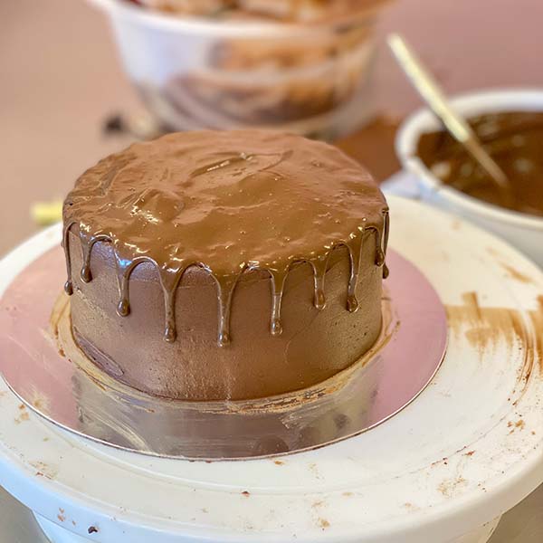 Fake Bake - Chocolate Malteser Cake with Chocolate Drip