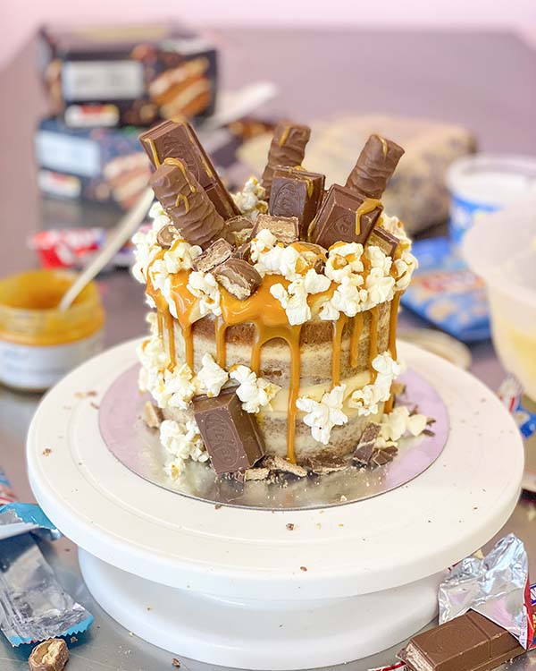 Fake Bake Chocolate Salted Caramel Cake Recipe - first attempt with Tesco