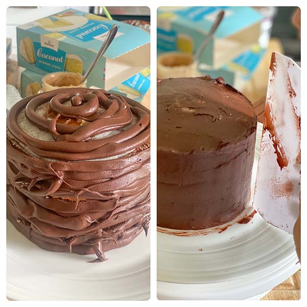 Fake Bake Morrisons Happy Hippo Cake Recipe - frosting
