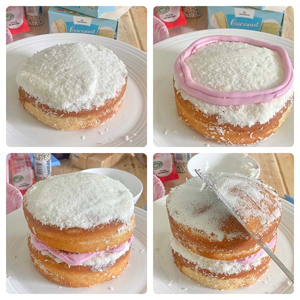 Fake Bake Recipe Morrisons Champagne Afternoon Tea Cake - sponge layers