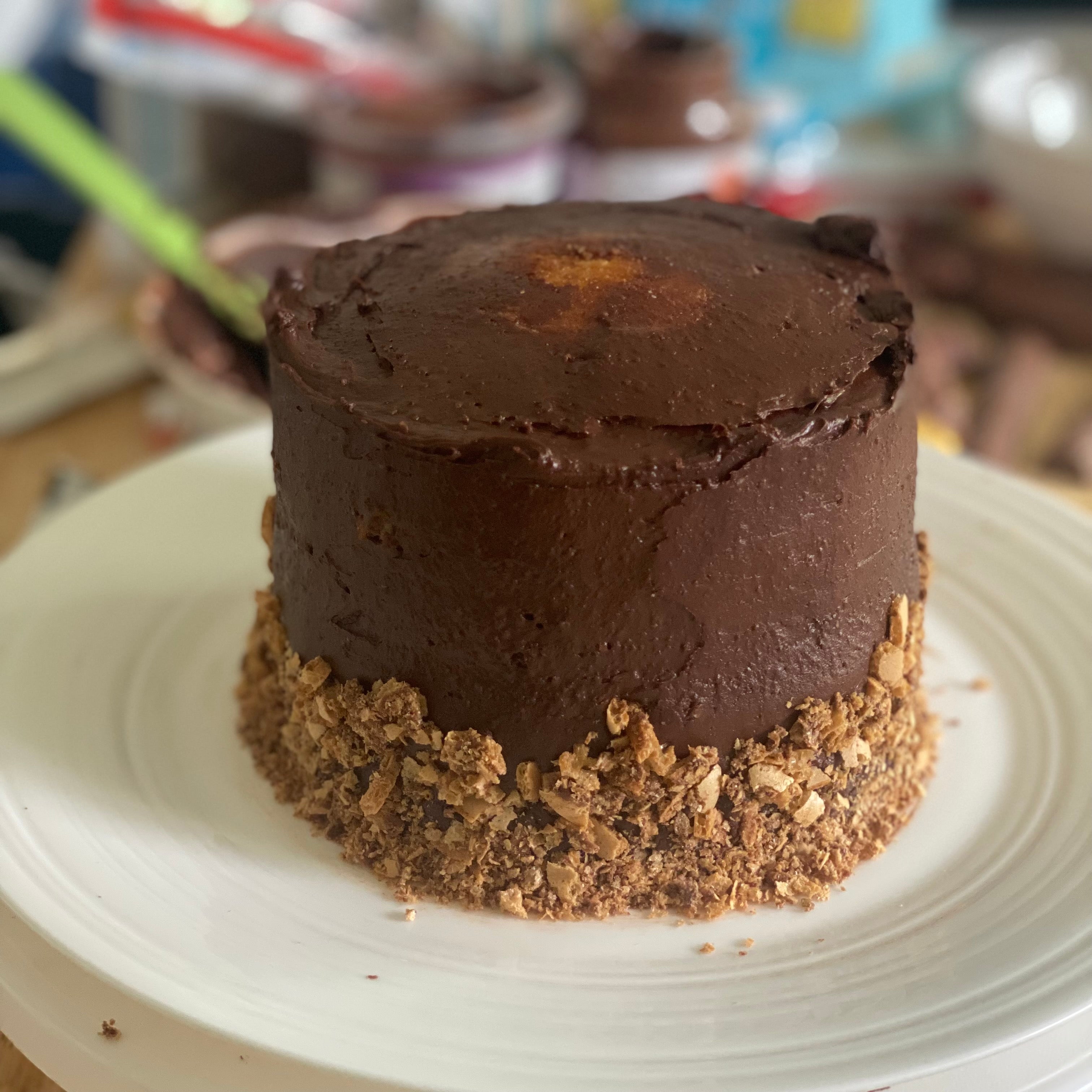 Fake Bake Recipe Morrisons Nutella Cake - crumble base