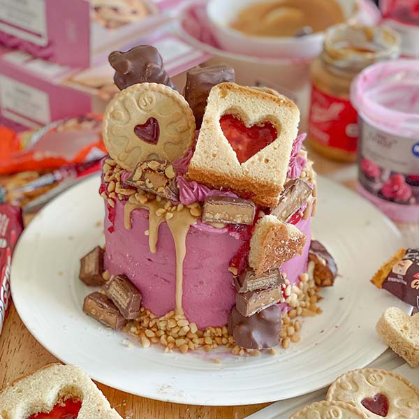 Pink PB&J Sainsburys Cake