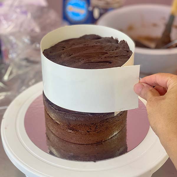 Fake Bakes Chocolate Orange Cake Recipe - stacked layer cakes