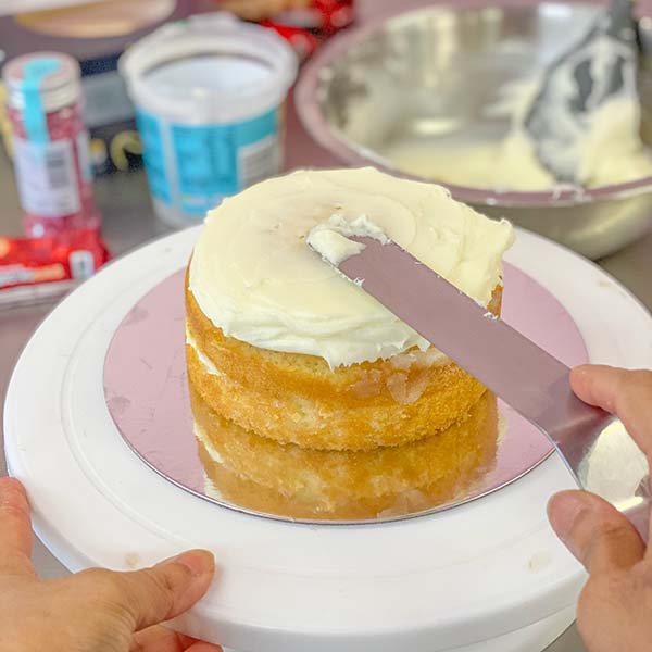 Fake Bakes Victoria Sponge Recipe - Buttercream Layer