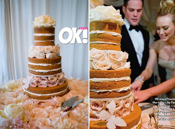 Hilary Duff Mike Comrie Celebrity Wedding Cake