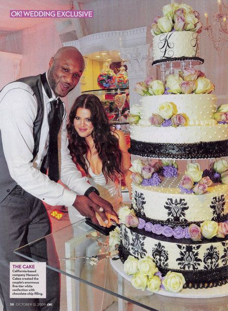 Khloe Kardashian Lamar Odom Worst Celebrity Wedding Cake