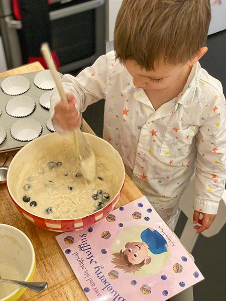 Kids Blueberry Muffin Recipe Book