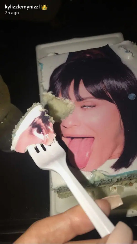 Kylie Jenner 20th Birthday Photo Cake