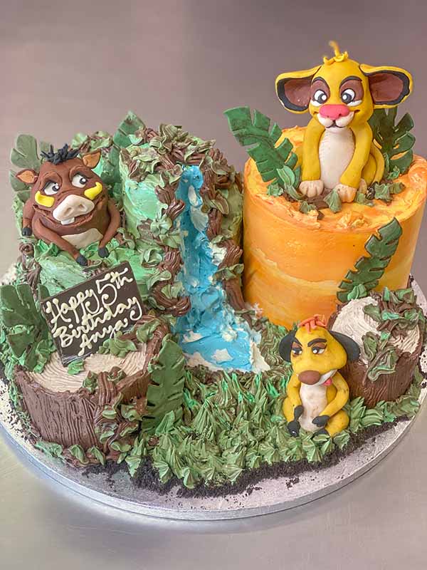 Lion King First Birthday Cake - Decorated Cake by - CakesDecor
