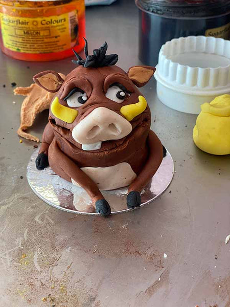Lion King Cake -Pumba cake topper