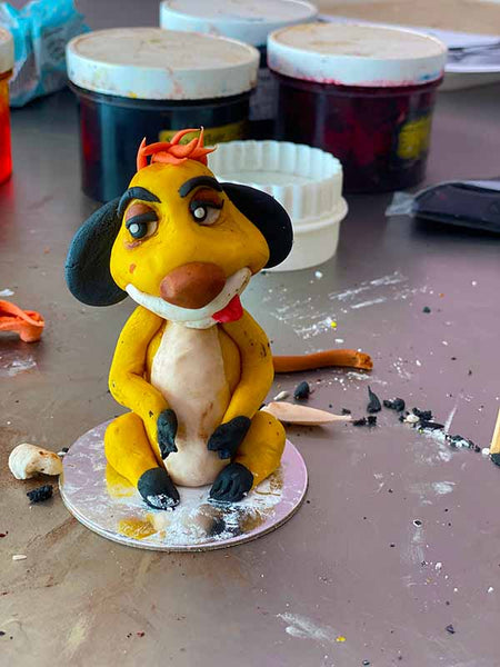 Lion King Cake -Timon cake topper