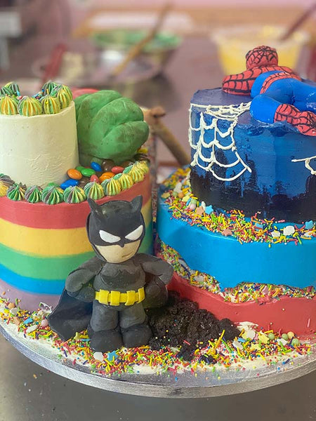 Marvel Superhero Kids Birthday Cake - Batman