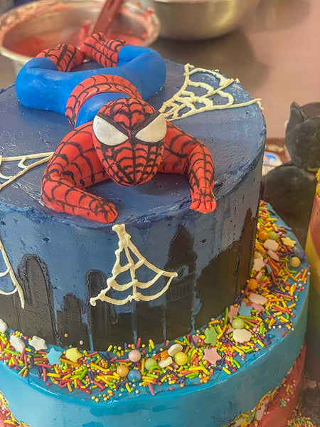 Marvel Superhero Kids Birthday Cake - Spiderman