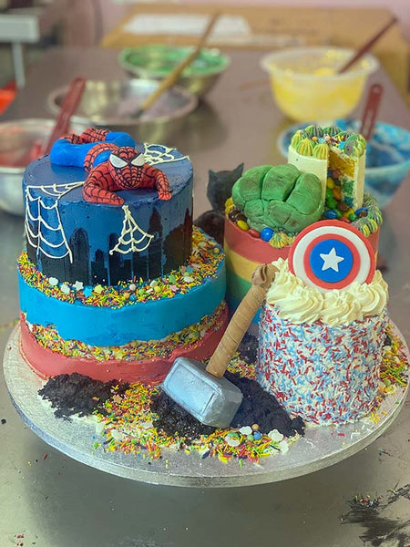 Marvel Superhero Kids Birthday Cake - Twickenham