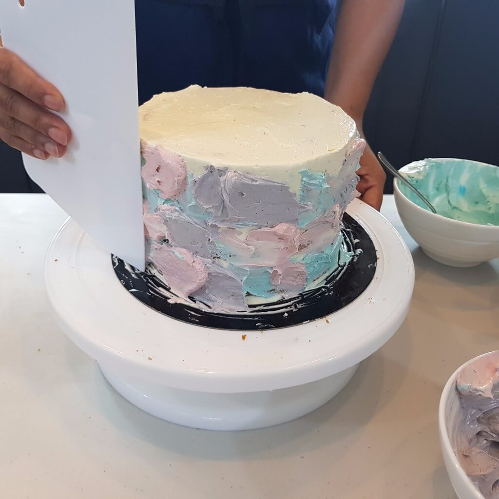 Mermaid Cake Recipe smooth buttercream