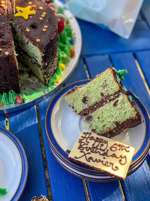 Mint Choc Chip Cake