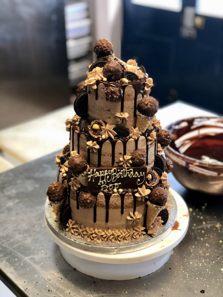 Nutella Chocolate Birthday Cake Delivered in Bromley