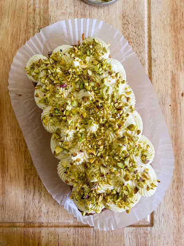 Orange and Pistachio Cake with Cream Cheese SMBC Recipe