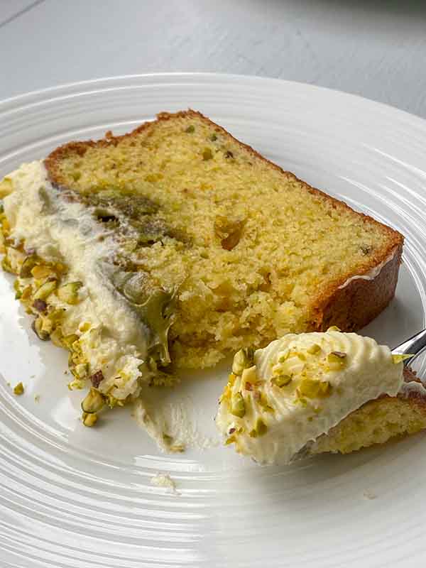 Orange and Pistachio Loaf Cake Gluten Free