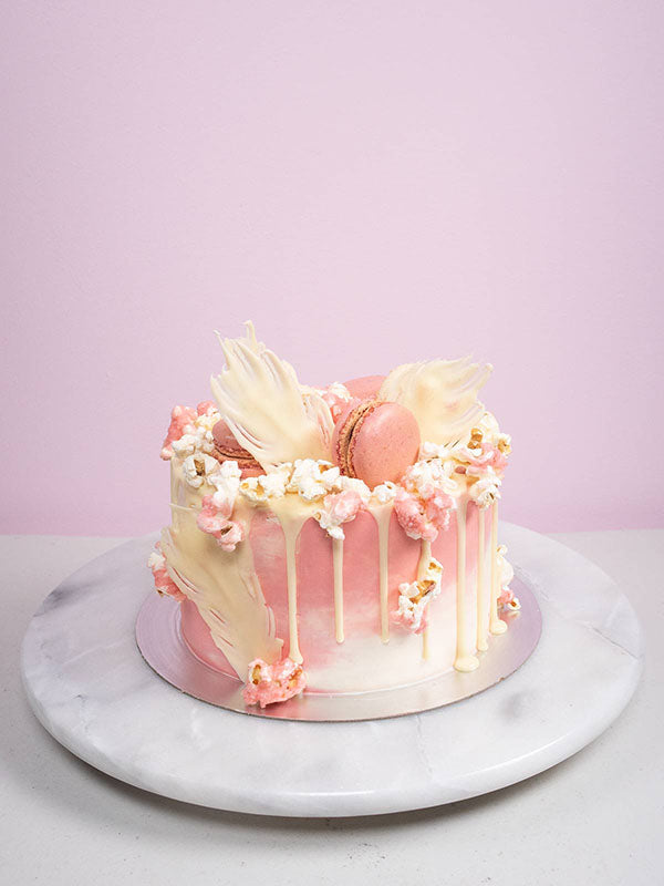 Cherry Tea Cakes: Watercolor Cake