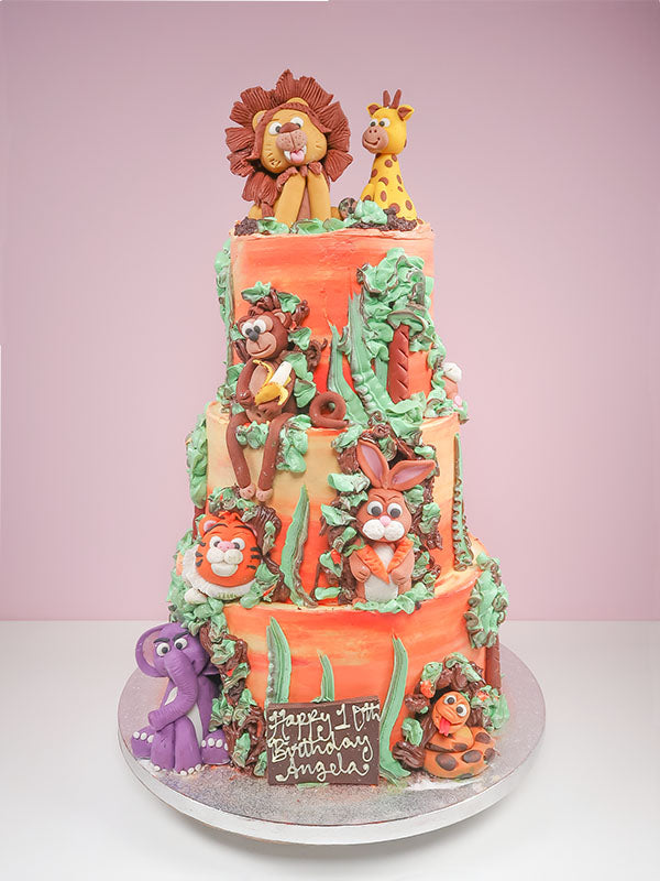 Jungle Theme Cakes | Kids Cake Designs Noida & Gurgaon - Creme Castle –  Page 2