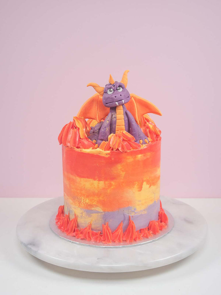 Spyro Dragon Birthday Cake