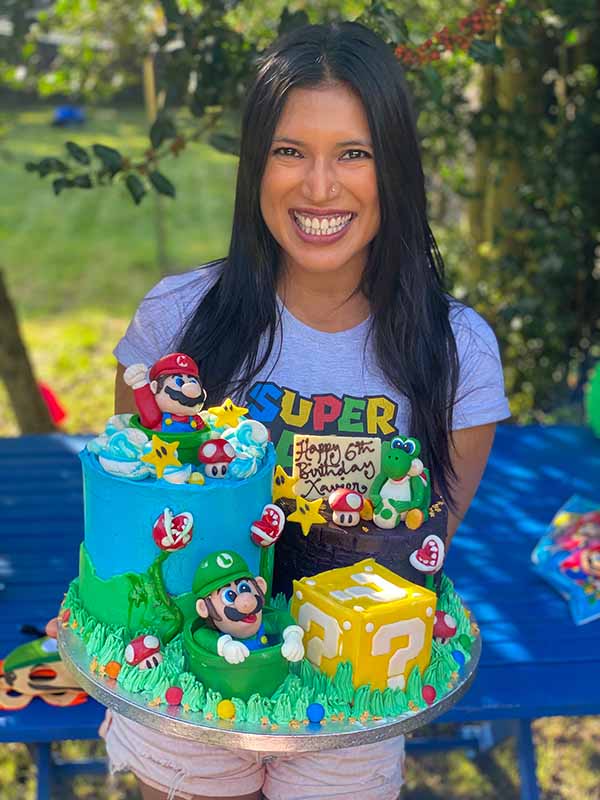 Super Mario Birthday Cake