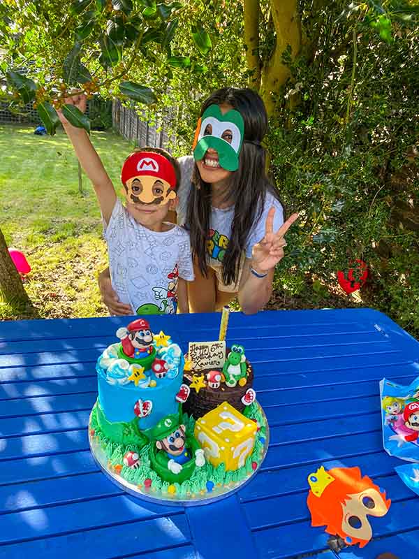 Super Mario Birthday Cake delivered in Surrey