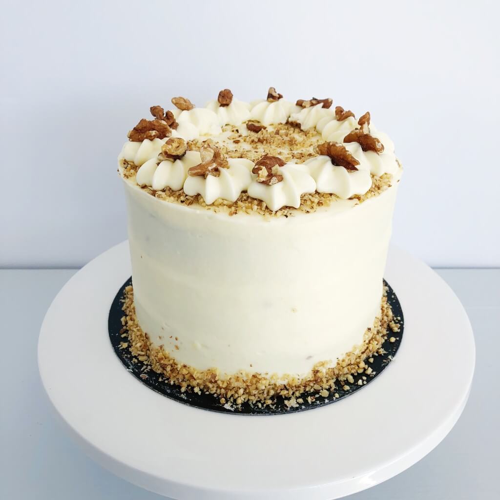 Moist, Fluffy Gluten-Free Carrot Layer Cake | Chef Janet