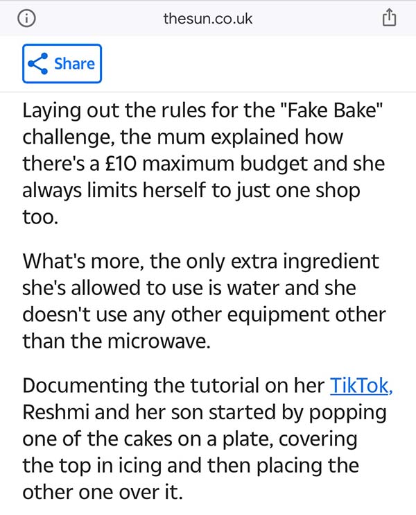 The Sun £10 Supermarket Fake Bake Cake Challenge 02