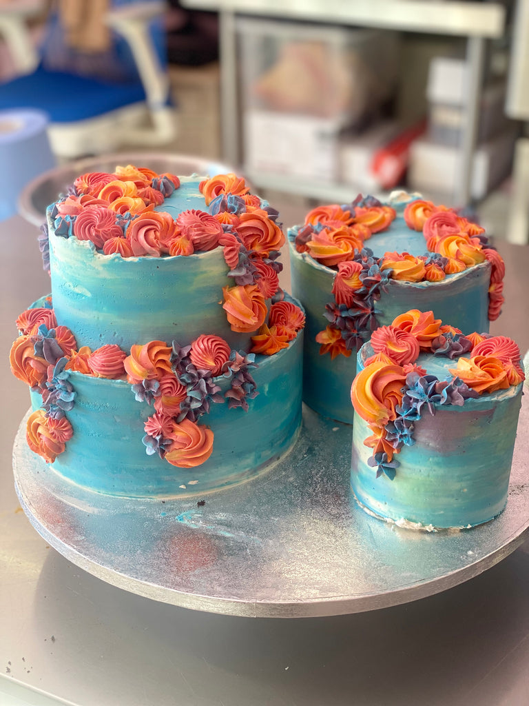 Under the Sea cake - piping