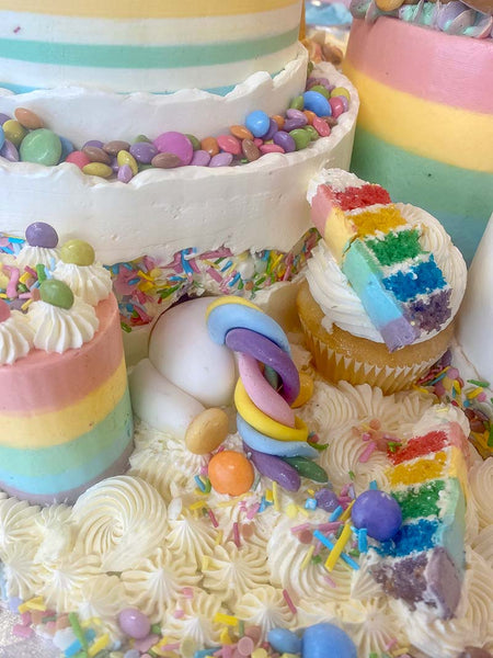 Unicorn and Rainbow Meta Cakescape - unicorn bum