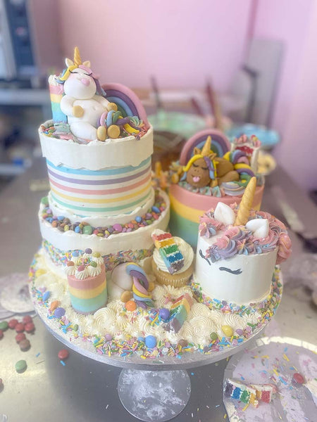 Unicorn and Rainbow Meta Cakescape