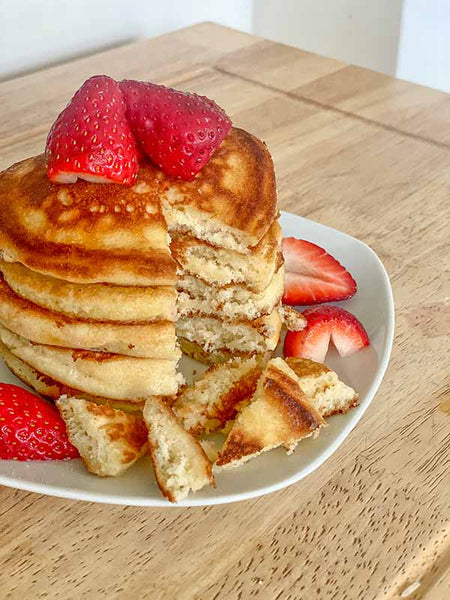 Waste Cake Batter Pancakes