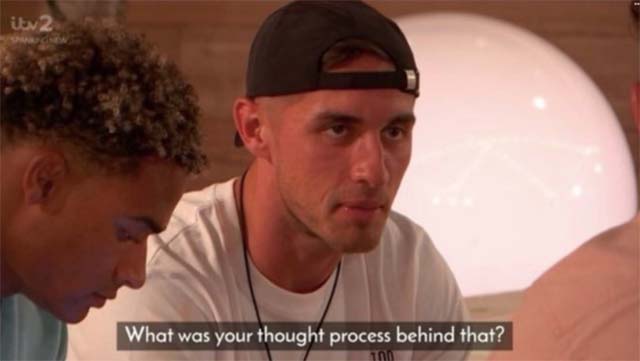 What was your thought process - Love Island ITV